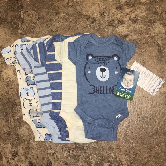 gerber organic cotton onesies